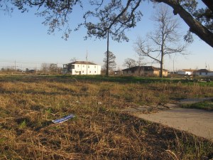 The Lower Ninth Ward, still largely vacant more than 3 years after Katrina